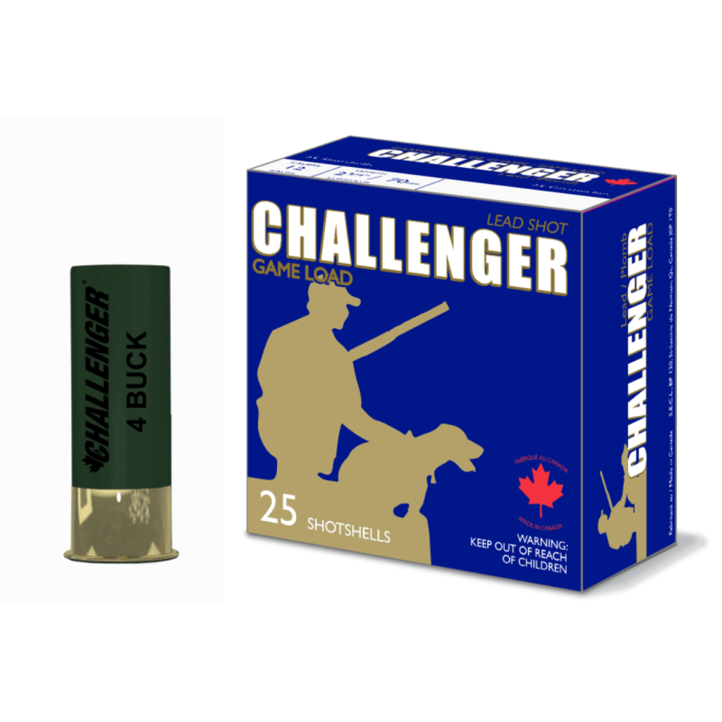 CHALLENGER Coyote Buckshot 12GA 2-3/4" #4 Buck