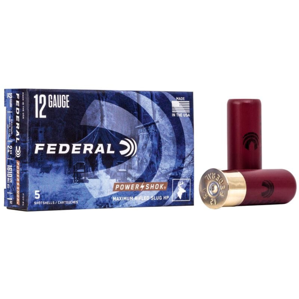 FEDERAL Power-Shok 12GA 2-3/4" 1oz Slug