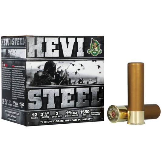 HEVI-STEEL 12GA 3-1/2" 1-3/8oz #2