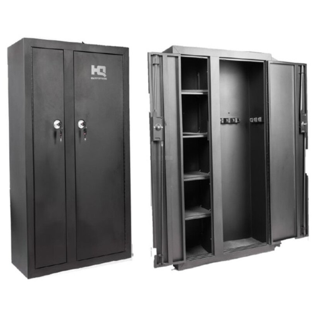 HQ OUTFITTERS 10 Gun Double Door Steel Cabinet