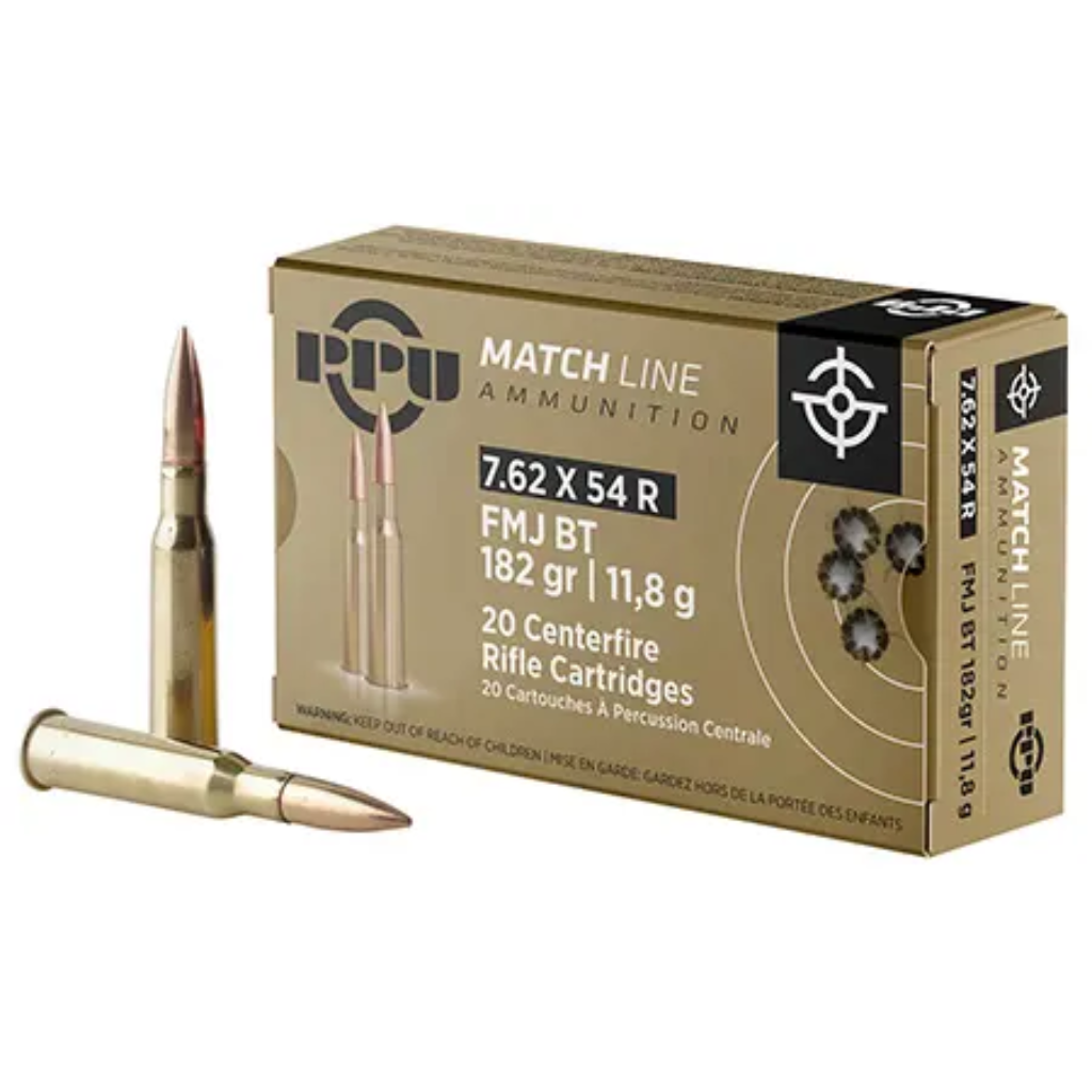 PPU Match 7.62x54R 182GR