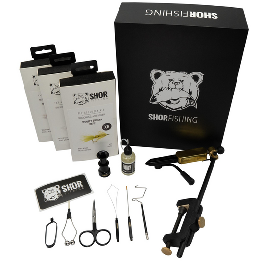 SHOR Fly Tying Kit - Gold Salmon