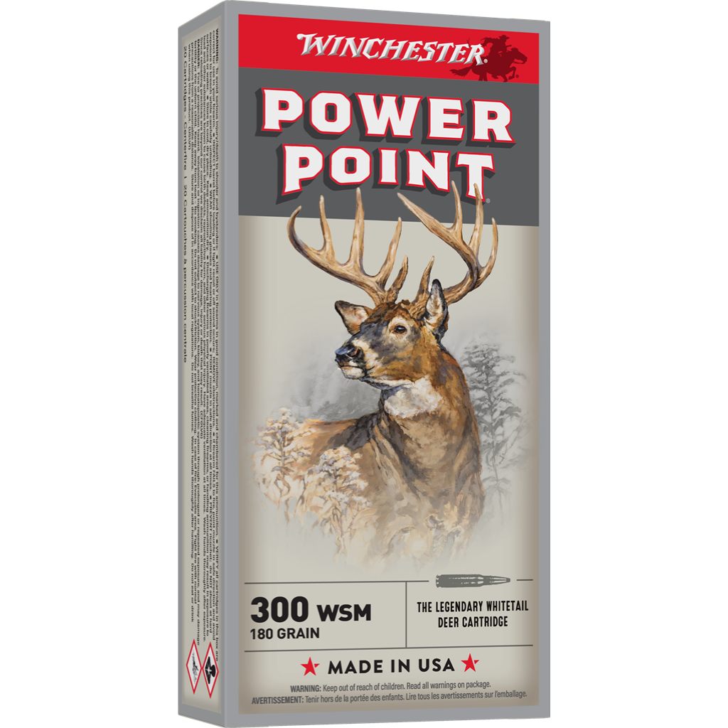 WINCHESTER Power-Point 300 WSM 180GR