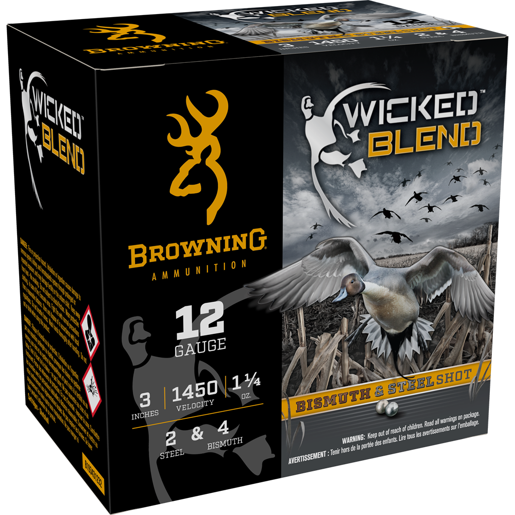BROWNING Wicked Blend 12GA 3" 1.25oz #2X4