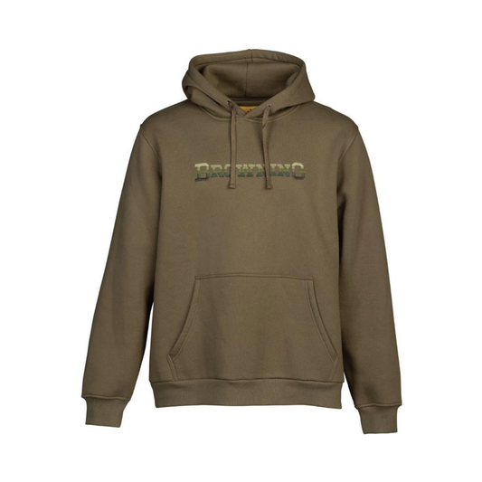 BROWNING Embroidered Hoodie - Green