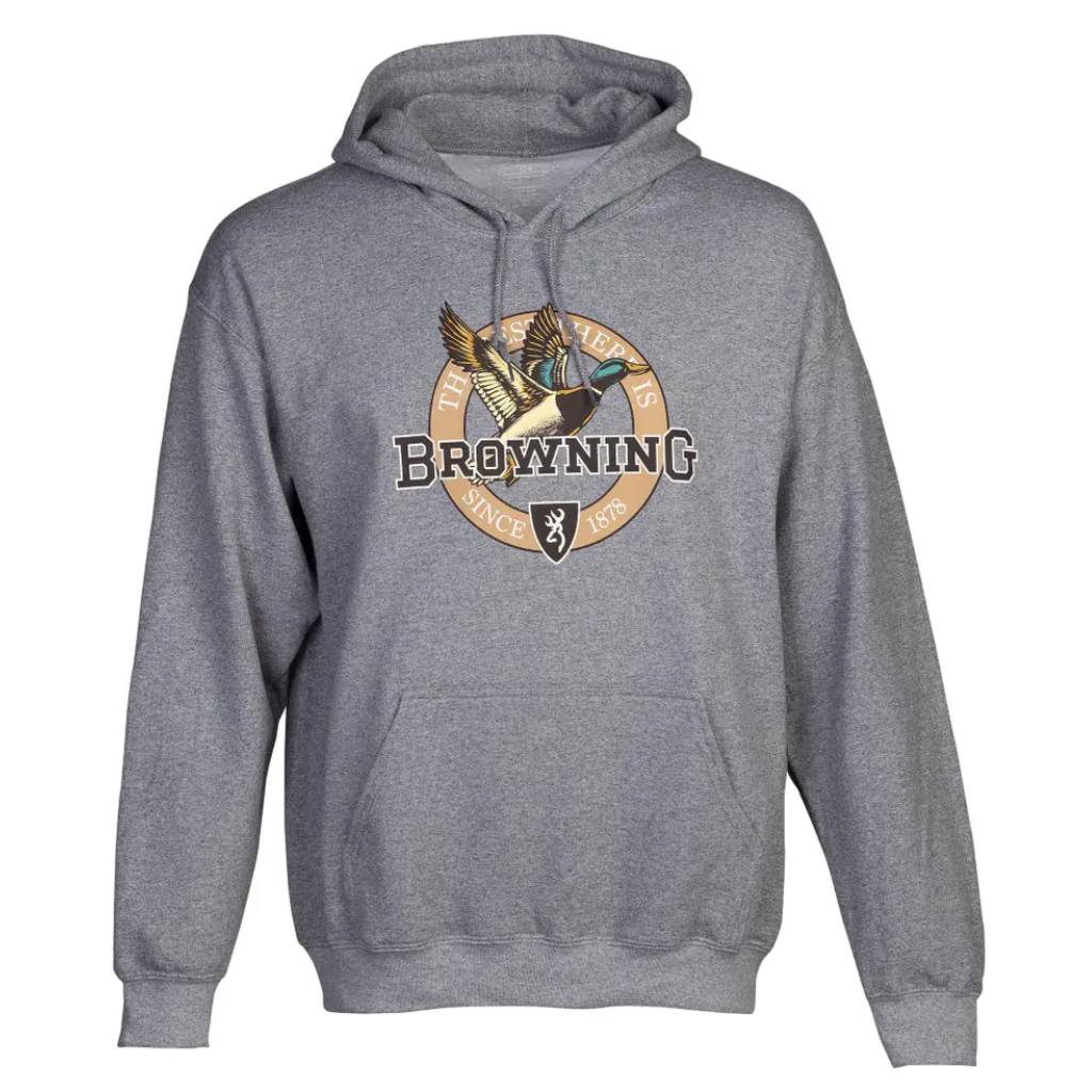 BROWNING Vintage Hoodie - Heather Gray