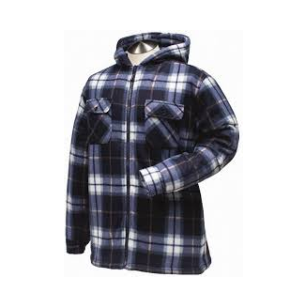 MISTY MOUNTAIN Sherpa Fleece Jacket - Navy Print