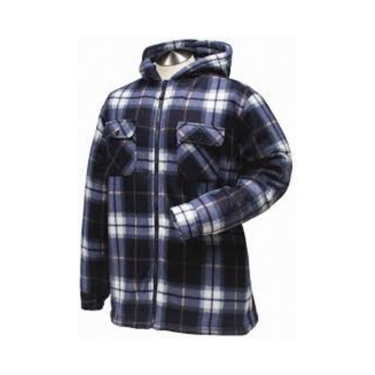 MISTY MOUNTAIN Sherpa Fleece Jacket - Navy Print