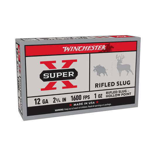 WINCESTER Super-X 12GA 2-3/4" 1oz Rifled Slug
